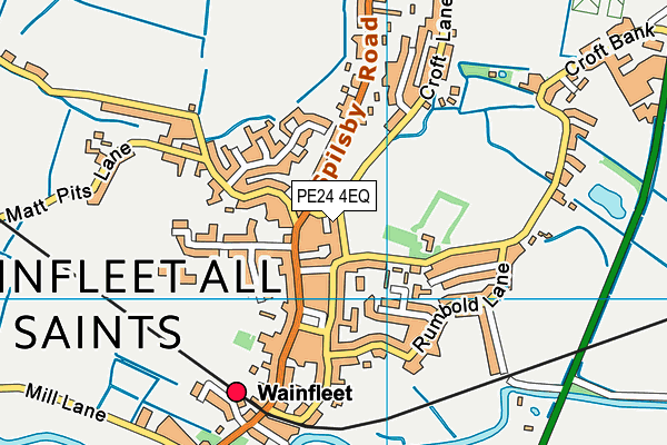 PE24 4EQ map - OS VectorMap District (Ordnance Survey)