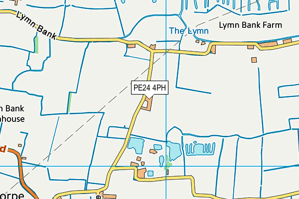 PE24 4PH map - OS VectorMap District (Ordnance Survey)