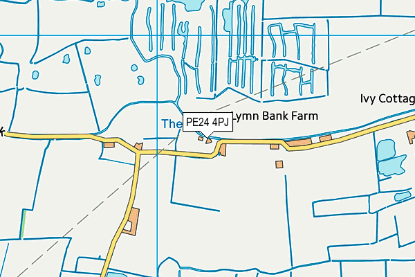 PE24 4PJ map - OS VectorMap District (Ordnance Survey)