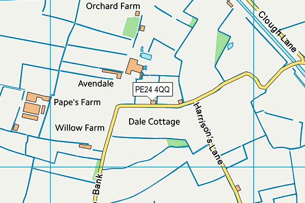 PE24 4QQ map - OS VectorMap District (Ordnance Survey)