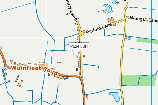 PE24 5DH map - OS VectorMap District (Ordnance Survey)