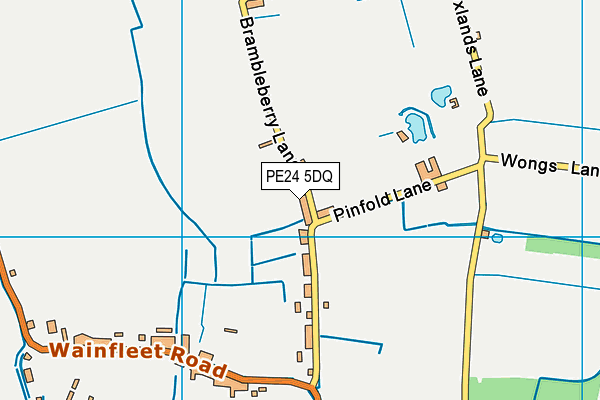 PE24 5DQ map - OS VectorMap District (Ordnance Survey)