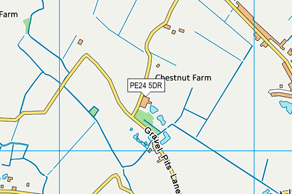 PE24 5DR map - OS VectorMap District (Ordnance Survey)