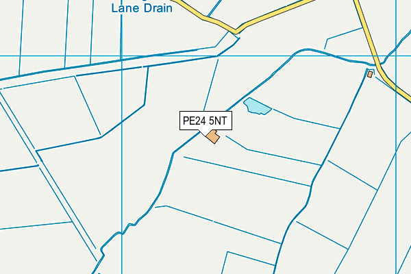 PE24 5NT map - OS VectorMap District (Ordnance Survey)