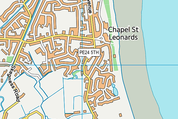 PE24 5TH map - OS VectorMap District (Ordnance Survey)