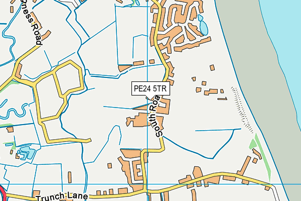 PE24 5TR map - OS VectorMap District (Ordnance Survey)