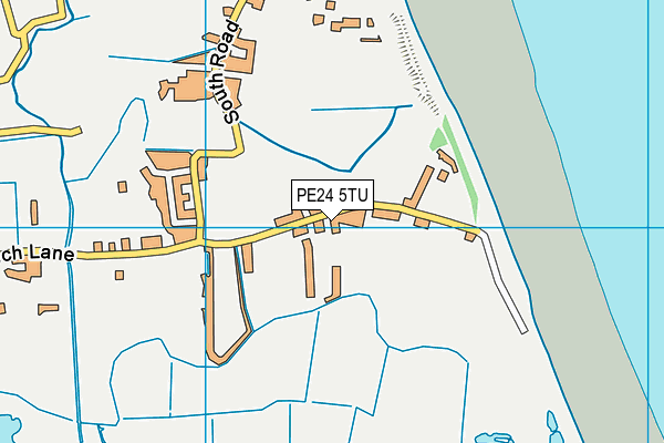 PE24 5TU map - OS VectorMap District (Ordnance Survey)