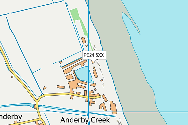 PE24 5XX map - OS VectorMap District (Ordnance Survey)