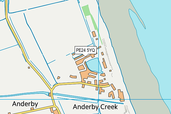 PE24 5YQ map - OS VectorMap District (Ordnance Survey)