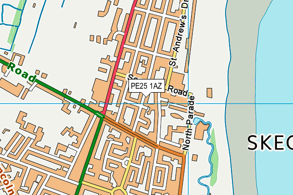 Map of E DALY FITNESS LTD at district scale