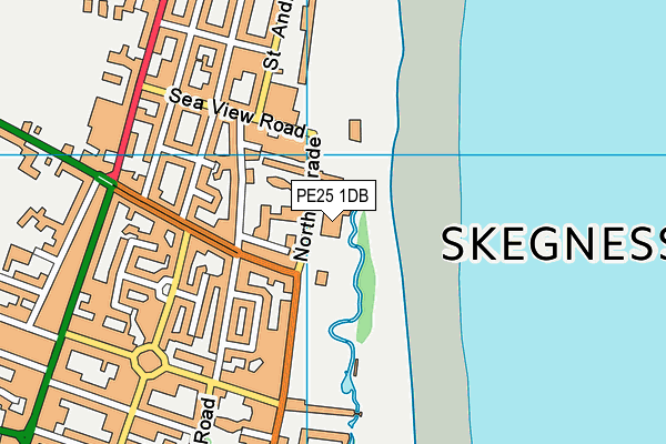 Map of SKEGNESS NATURELAND HOLDINGS LIMITED at district scale