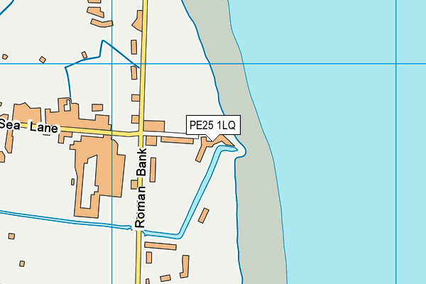 PE25 1LQ map - OS VectorMap District (Ordnance Survey)