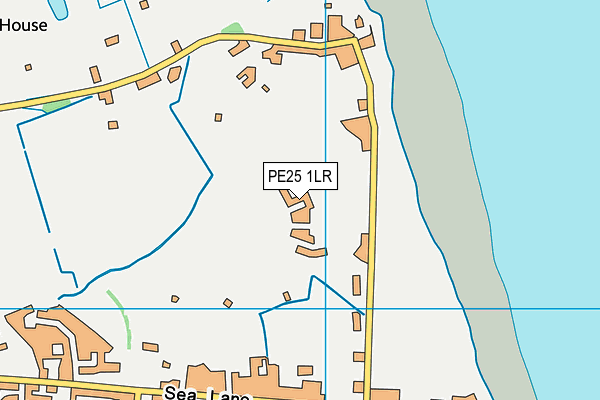 PE25 1LR map - OS VectorMap District (Ordnance Survey)
