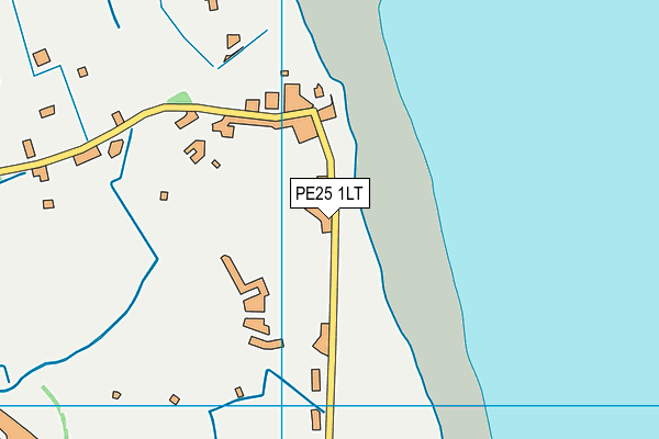 PE25 1LT map - OS VectorMap District (Ordnance Survey)