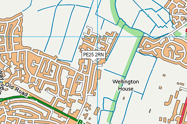 Beacon Primary Academy map (PE25 2RN) - OS VectorMap District (Ordnance Survey)