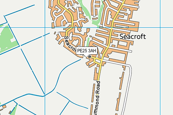 PE25 3AH map - OS VectorMap District (Ordnance Survey)