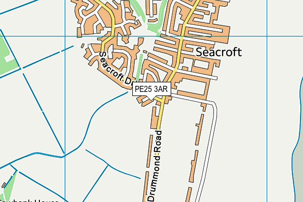 PE25 3AR map - OS VectorMap District (Ordnance Survey)