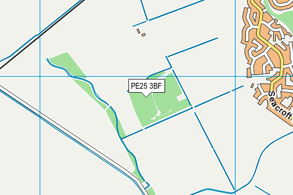 PE25 3BF map - OS VectorMap District (Ordnance Survey)