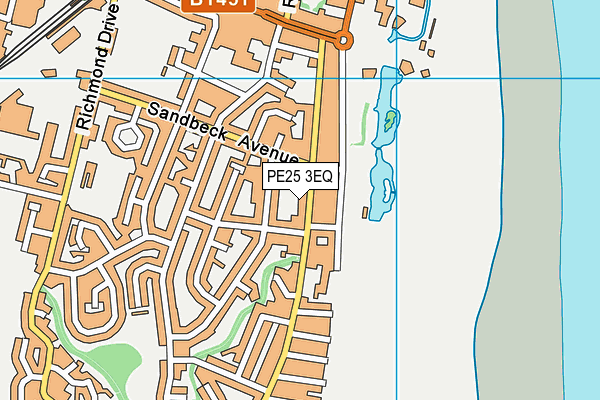 PE25 3EQ map - OS VectorMap District (Ordnance Survey)