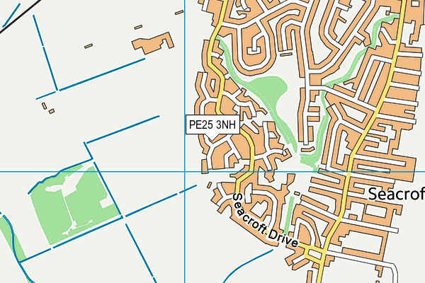 PE25 3NH map - OS VectorMap District (Ordnance Survey)