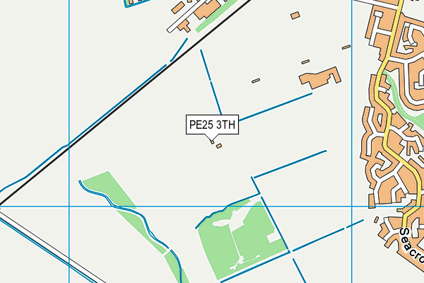 PE25 3TH map - OS VectorMap District (Ordnance Survey)