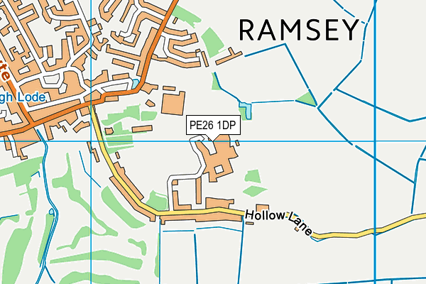 One Leisure Ramsey map (PE26 1DP) - OS VectorMap District (Ordnance Survey)