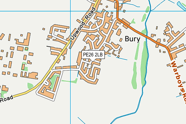 PE26 2LB map - OS VectorMap District (Ordnance Survey)
