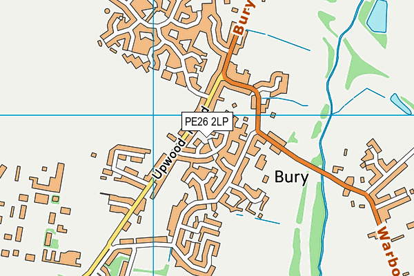 PE26 2LP map - OS VectorMap District (Ordnance Survey)