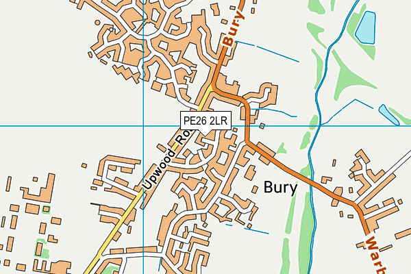 PE26 2LR map - OS VectorMap District (Ordnance Survey)