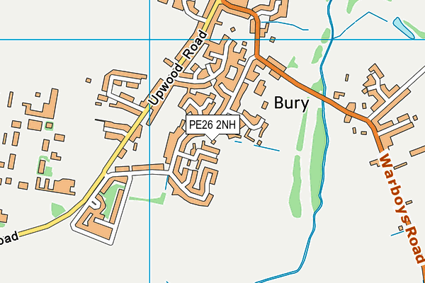 PE26 2NH map - OS VectorMap District (Ordnance Survey)