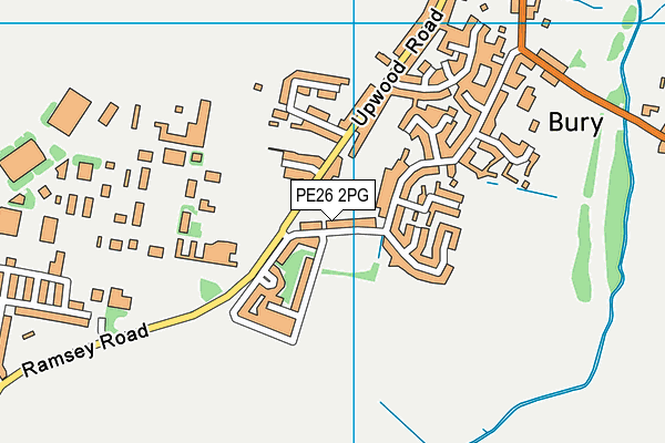 PE26 2PG map - OS VectorMap District (Ordnance Survey)