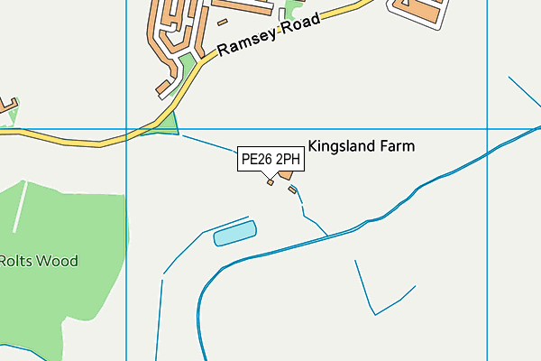 PE26 2PH map - OS VectorMap District (Ordnance Survey)