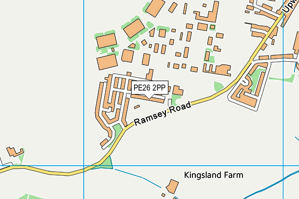 PE26 2PP map - OS VectorMap District (Ordnance Survey)