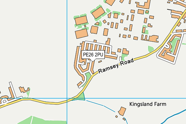 PE26 2PU map - OS VectorMap District (Ordnance Survey)