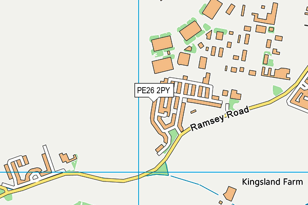 PE26 2PY map - OS VectorMap District (Ordnance Survey)