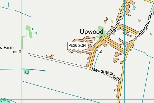 PE26 2QN map - OS VectorMap District (Ordnance Survey)
