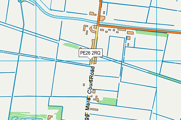 PE26 2RQ map - OS VectorMap District (Ordnance Survey)