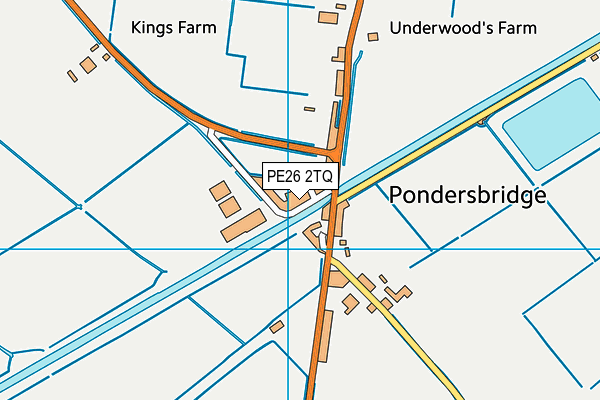 PE26 2TQ map - OS VectorMap District (Ordnance Survey)