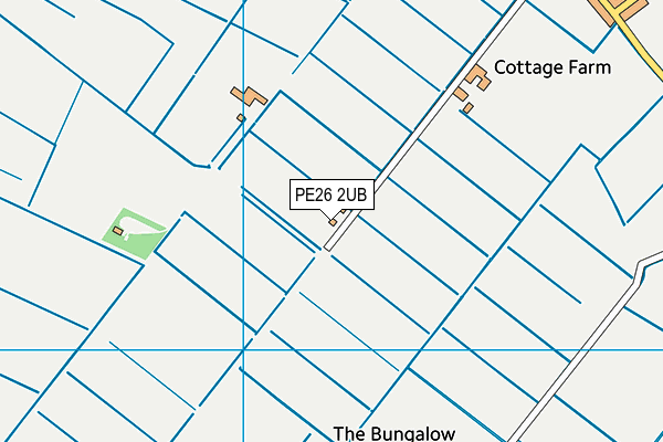 PE26 2UB map - OS VectorMap District (Ordnance Survey)