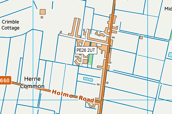 PE26 2UT map - OS VectorMap District (Ordnance Survey)