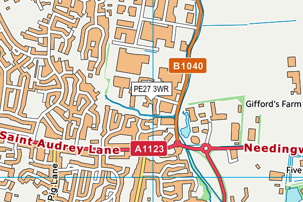 Map of FREYA DEVELOPMENTS LTD at district scale