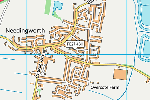 PE27 4SH map - OS VectorMap District (Ordnance Survey)