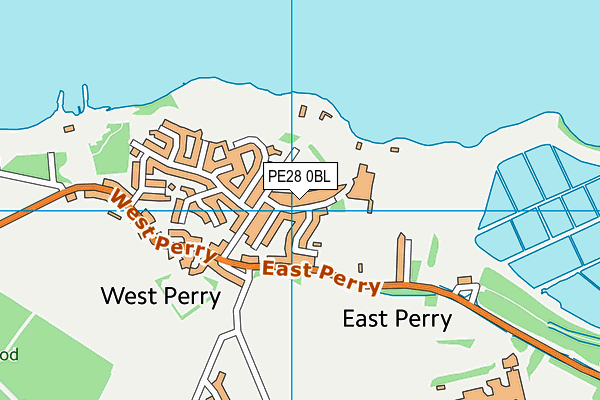 PE28 0BL map - OS VectorMap District (Ordnance Survey)