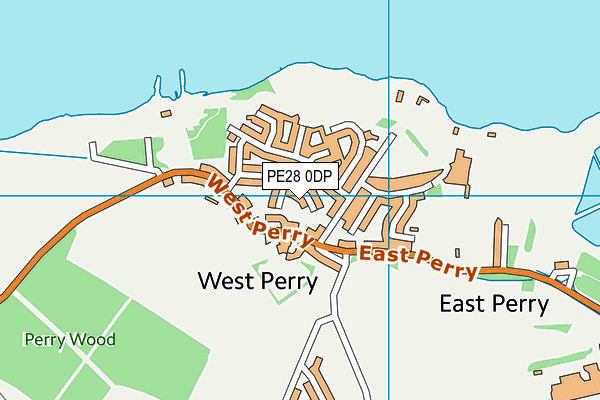 PE28 0DP map - OS VectorMap District (Ordnance Survey)