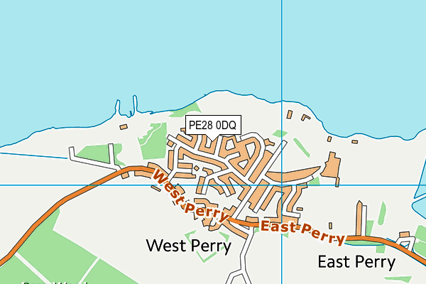 PE28 0DQ map - OS VectorMap District (Ordnance Survey)
