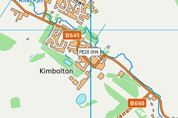 Map of KIMBOLTON WILLS & ESTATE PLANNING LTD at district scale
