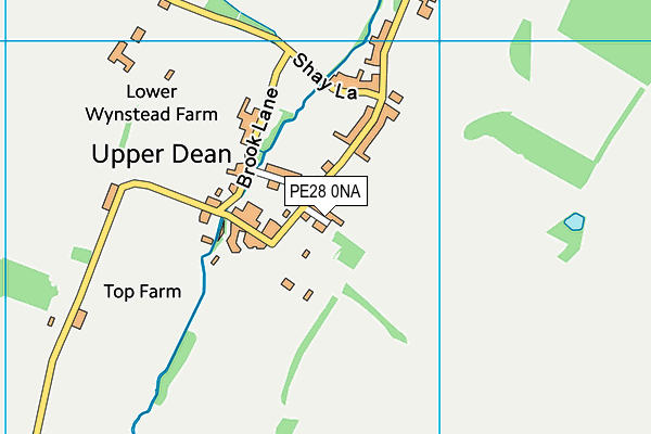 PE28 0NA map - OS VectorMap District (Ordnance Survey)