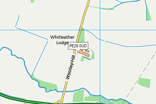 PE28 0UD map - OS VectorMap District (Ordnance Survey)