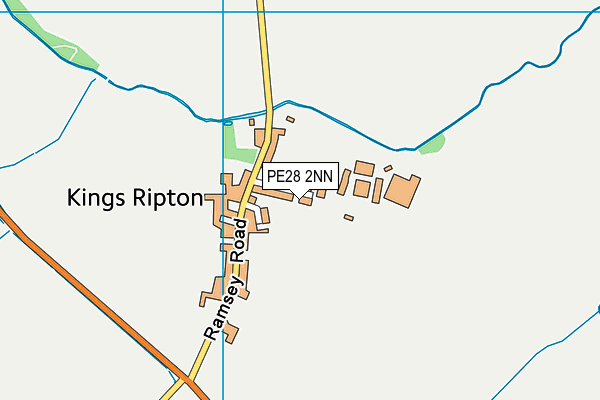 PE28 2NN map - OS VectorMap District (Ordnance Survey)