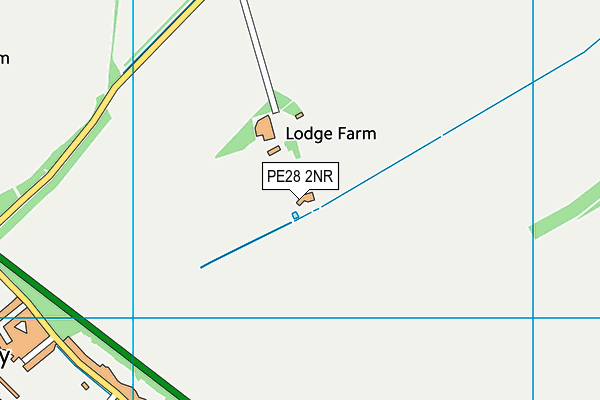 PE28 2NR map - OS VectorMap District (Ordnance Survey)